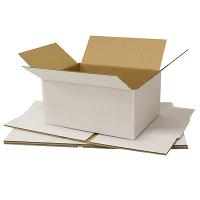 White Standard Cardboard Boxes